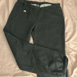 Dark Grey Heathered Roots Sweatpants